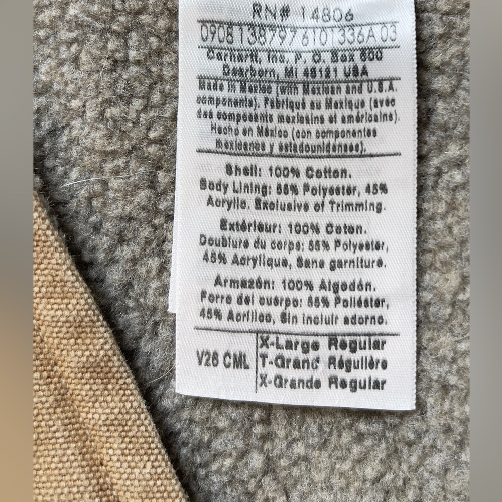 Carhartt vintage Tan Utility Vest XL - Picture 5 of 5